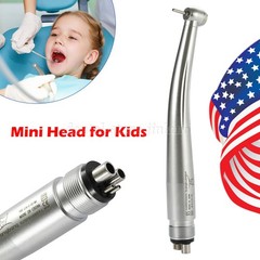Mini Head Dental High Speed Handpiece One Water Spray Air Turbine M4 4 Hole