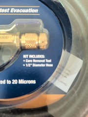 Yellow Jacket 93887 MaxFlow Evacuation Hose Kit W/Core Removal Tool and 60″ Hose