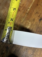 Commercial Grade Magnetic Dry Erase Whiteboard Strip Roll 1” Wide Partial Roll