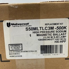 Universal Lighting S50MLTLC3M-500K High Pressure Sodium Ballast 50W S68 LAMP