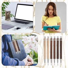 Sayglossy 12 Pcs Bamboo Pens Employee Appreciation Gifts | Engraving Wooden B…