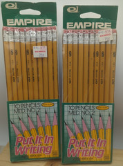 Empire vintage pencils #2 lot 20 NOS sealed 1980 dated USA made
