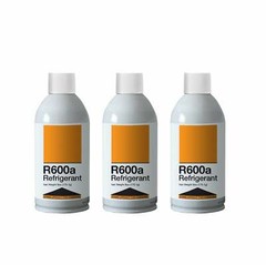 Refrigerant R600a Upright Charging Self Sealing Can 6oz – 3 Pack