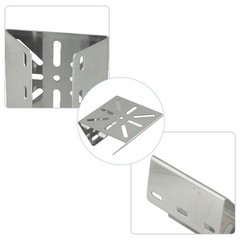 High Compatibility Stainless Steel Pole Bracket with Reinforced Steel Plate