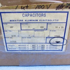 Qty 2 ( 7uF ) 100V Metalized Polyester Film Speaker Crossover Capacitor