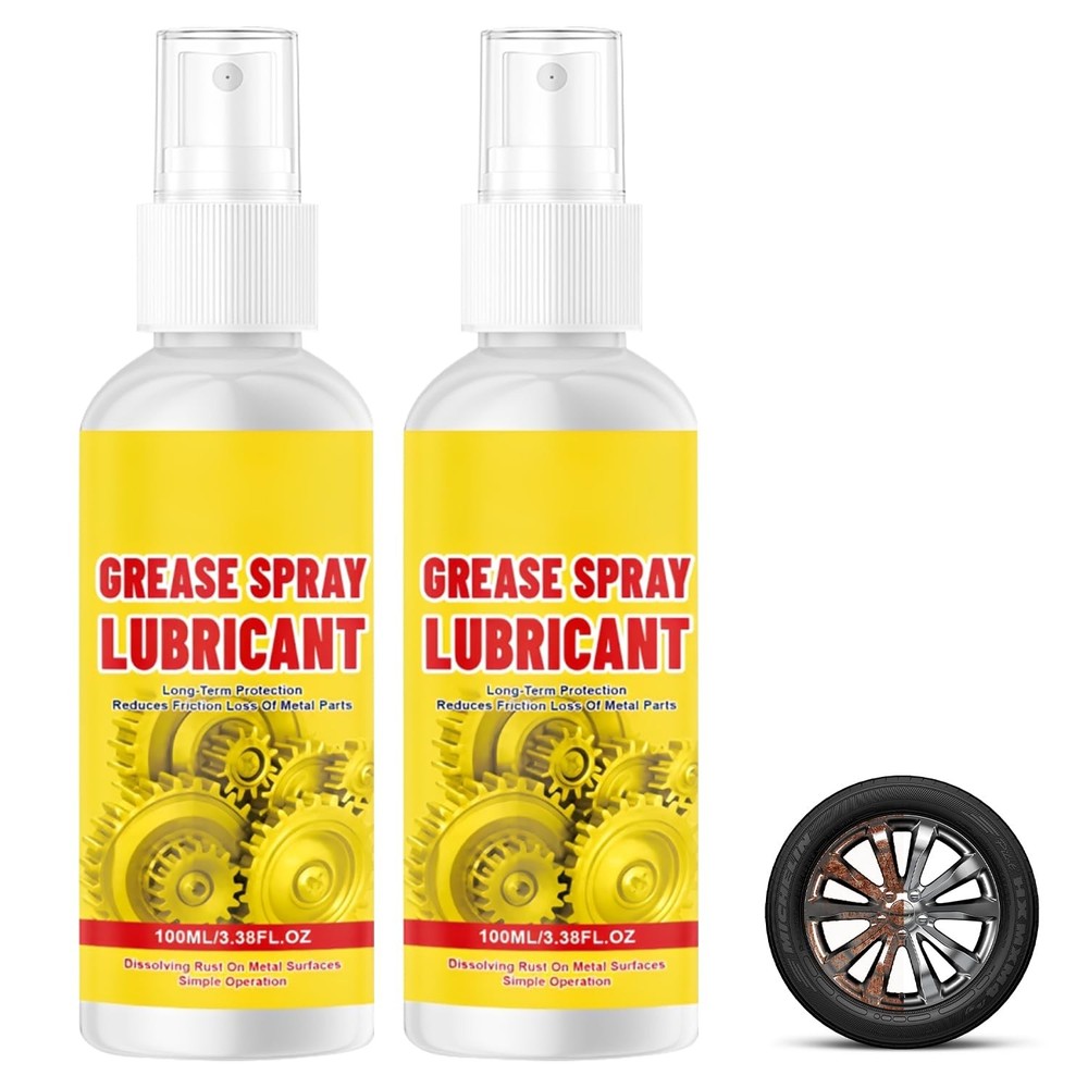 2Pcs Anti-Rust Lubricant Spray & Rust Remover, Remover for Metal,…