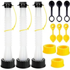 Gas Can Spout Replacement Kit with Flexible Pour Nozzle Coarse and Fine Threa…