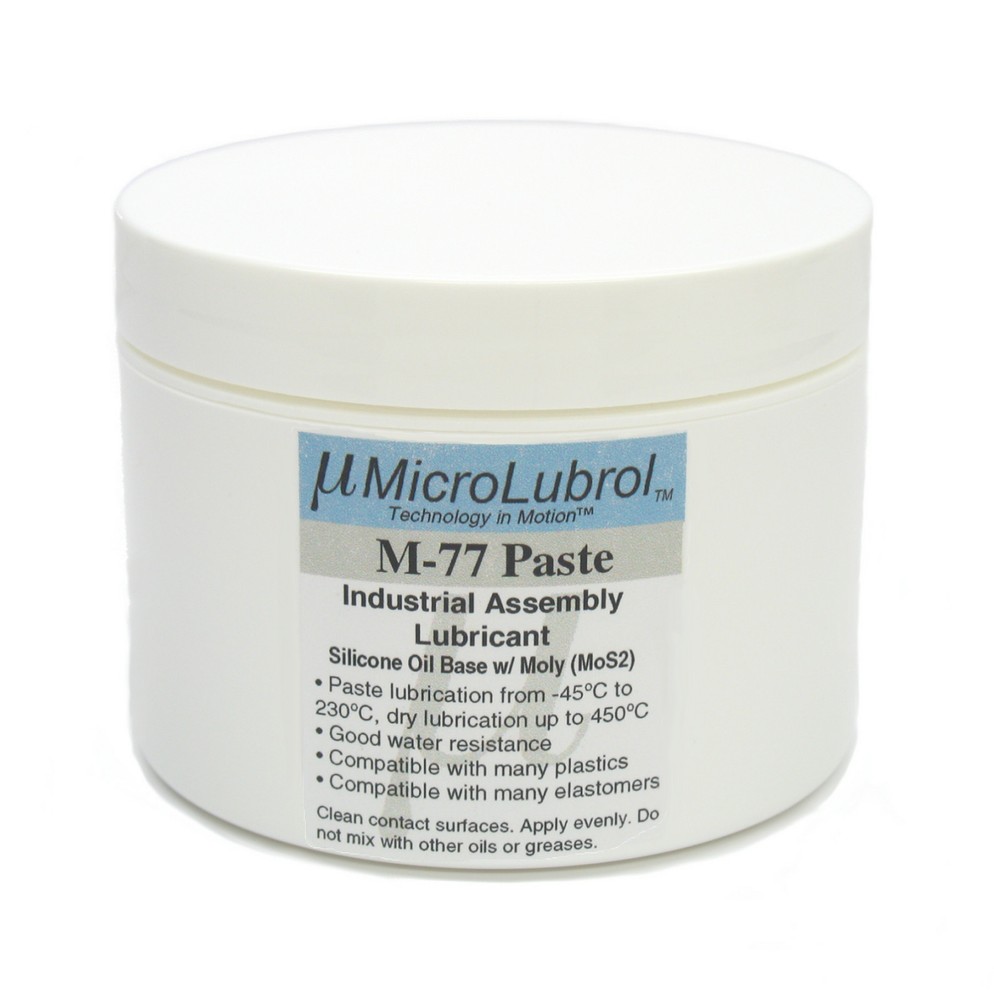 MICROLUBROL M-77 LUBRICANT PASTE GREASE Silicone + Moly, 8 oz, Compare to DC M77