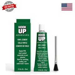 Vinyl Cement – Waterproof Pool Liner Repair Glue for Vinyl & PVC, Fast-Drying…