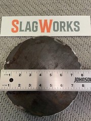 8 inch disc 1 inch thick steel plate 1”x8” disc A36 Hot Roll Flat