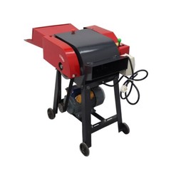 220V Hay Chopper Animals Feed Fodder Cutting Corn Straw Chaff Cutter 6 Blades