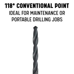 Drill America 19.00mm High Speed Steel Bit, DWDMM Series