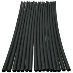 (16) 12″ Black Heat Shrink Tubing 1/4″ Dual Wall Adhesive Lined Wire Wrap 3:1
