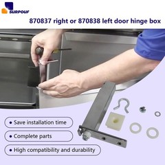 2Pack TOP Door Hinge Cartridge Fits for True Both (870837 Right & 870838 Left Si
