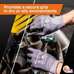 MaxiFlex PIP 34-874/M MaxiFlex Ultimate, Foam Nitrile Palm Coated Gloves, Gra…