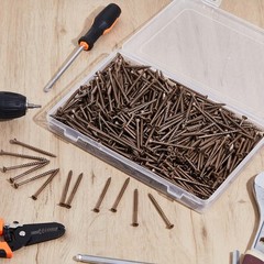 Blulu 3000 Pcs Deck Screw 2.5 Inch, # 8 x 2-1/2” Wood Screw Set, Brown Deck …