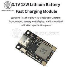 3.7V 18W Li-ion Battery Fast Charging Module Boost Balanced Charge/Discharge