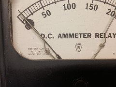 Vintage Western Electric Bethlehem Instrument D.C. Ammeter Relay 0-250A KS-15802