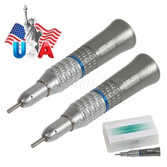 2Pcs USPS Dental Straight Nose Cone Low Speed Handpiece E-type SEASKY-P