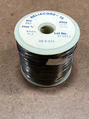 5 lbs Roll Rosin Solder | ALPHA Reliacore 15 Solder ~ 63Sn / 37Pb / Dia. .062