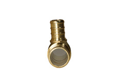 10 PIECES 3/4″ X 3/4″ X 1/2″ PEX TEE BRASS CRIMP FITTINGS ( LEAD FREE )