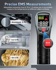Infrared Thermometer Gun, [3 in 1] -58°F~1112°F (-50°C~600°C) Digital Laser T…