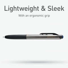 Pentonic GR-T Retractable Gel Pens, 10 Count, Blue Ink, 0.7 mm 10