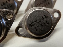 Amperex BDX64B Darlington Transistors Qty 4 NOS