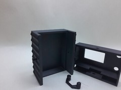 Meshtastic Heltec V3 node case only Holds 2000mah battery 3D printed BLACK