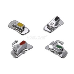 4pcs Dental Orthodontic Metal Buccal Tube Roth 0.022 1st Molar Non-conv AZDENT