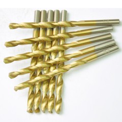 Drillforce 10PCS 3/32″ Titanium Drill Bits Set HSS Metal Woodworking Drill Bit