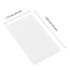 White Blank Merchandise Writable Price Gift Tags Retail Clothing 3000 PCS