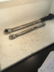 Lot Of 2 Hardly Used TOHNICHI Torque Wrench QL200N, 900QL 1/2” Drive Tools