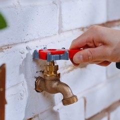 Outdoor Faucet Handle with Auxiliary Wrench for Extra as the picture shown