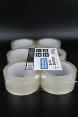 6 rolls Carton Sealing Clear Packing Shipping Box Tape 2 Mil- 2″ x 55 Yards