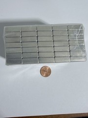 .75” x .255” x .1” Neodymium Rare Earth Magnets 19×6.5×2.75mm… 100 pieces