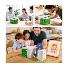Mecpow M1 3.5W Mini Diode Laser Engraver,10000mm/min,Engraving Cutter Machine