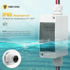 Solar Panel Disconnect Switch 63Amp DC AC Miniature Circuit Breaker 500V 2 Po…