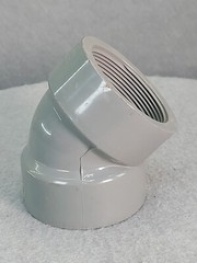 Spears® 819-020 Standard 45° Elbow 2″ FNPT SCH 80 CPVC F437 Female Threaded