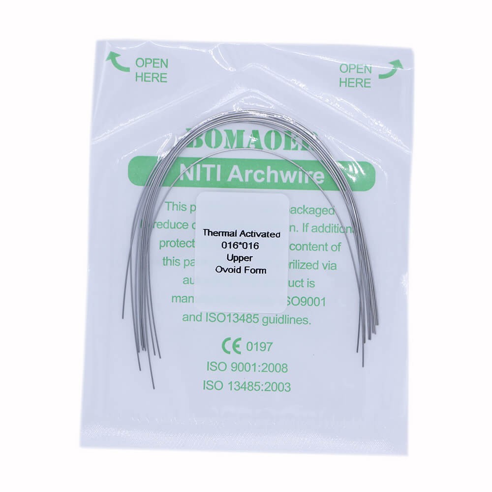 1×Dental Orthodontic Niti Thermal Activated Rectangular Arch Wires 16×16 Upper