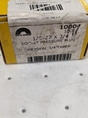 HOLO-KROME 1/8-27, 5/16″ OAL, Alloy Steel Socket Pressure Plug Qty 100 10004