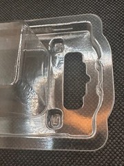 100 Clear Blister Clamshell Cases – 2.5”x1.25” with Hang Holes Secure Display