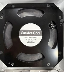 SANYO DENKI San Ace C221 221mm x 71mm 24V DC High Volume Fan 622 CFM w/enclosure