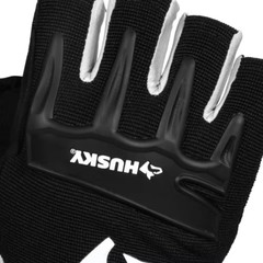 Medium Fingerless Gloves Husky Neoprene Flex Stretch Knuckle Comfort Wrist Strap