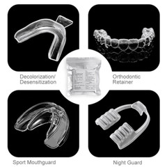 Dental Lab Splint Thermoforming Material Vacuum Forming Hard Soft 0.6mm-3.0mm