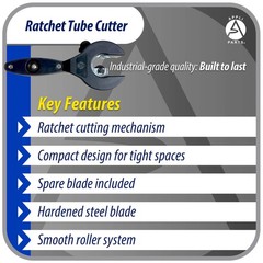 Appli Parts APT-TC114 Ratcheting Tube Cutter 1/4 to 7/8 in (6 to 23 mm) for Copp