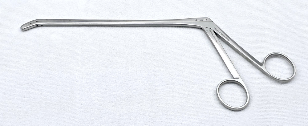 V. Mueller NL-6165-002 7″ Spurling Rongeur, Angled Down, 4 mm Bite