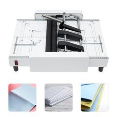 A3 Booklet Folding Binding Machine Paper Stapling Making Book Stapler w/ Staples