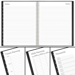 Mead 2025 Planner, Weekly & Monthly, Assorted Styles , Pattern Names