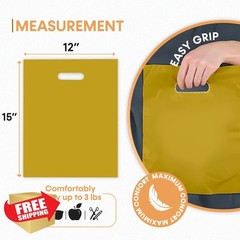 MMSBAGS Green Gold 12×15″ Bags 100 ct